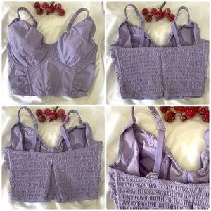 LAVENDER CORSET BRALETTE ALERT!
Gilly Hicks Curvy Corset Bra • Size Small
